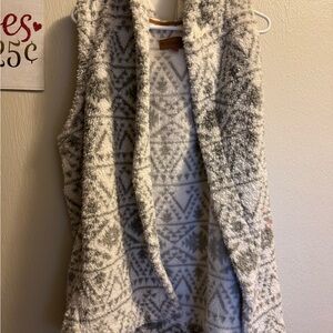 Koolaburra Gray Patterned Women's Cardigan
